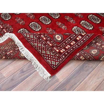 8'4"X10' Red Princess Bokara 100% Wool Hand Knotted Oriental Rug