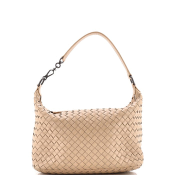 Bottega Veneta Zip Hobo Intrecciato Nappa Small