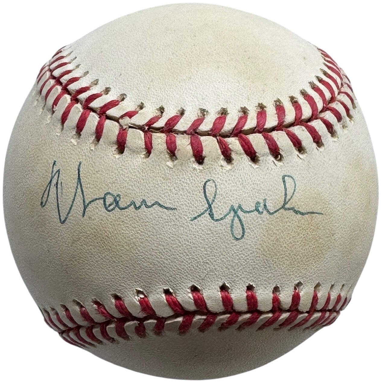 Warren Spahn Autographed Official National League Baseball