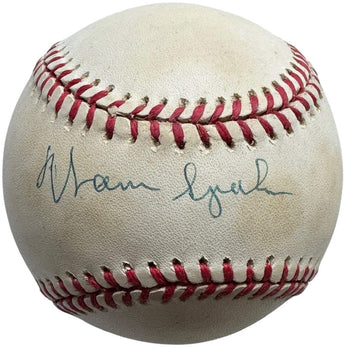 Warren Spahn Autographed Official National League Baseball