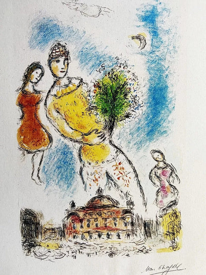 Marc Chagall Lithograph Maeght Published (Ren Magritte)