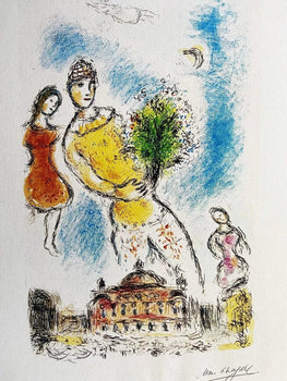 Marc Chagall Lithograph Maeght Published (Ren Magritte)