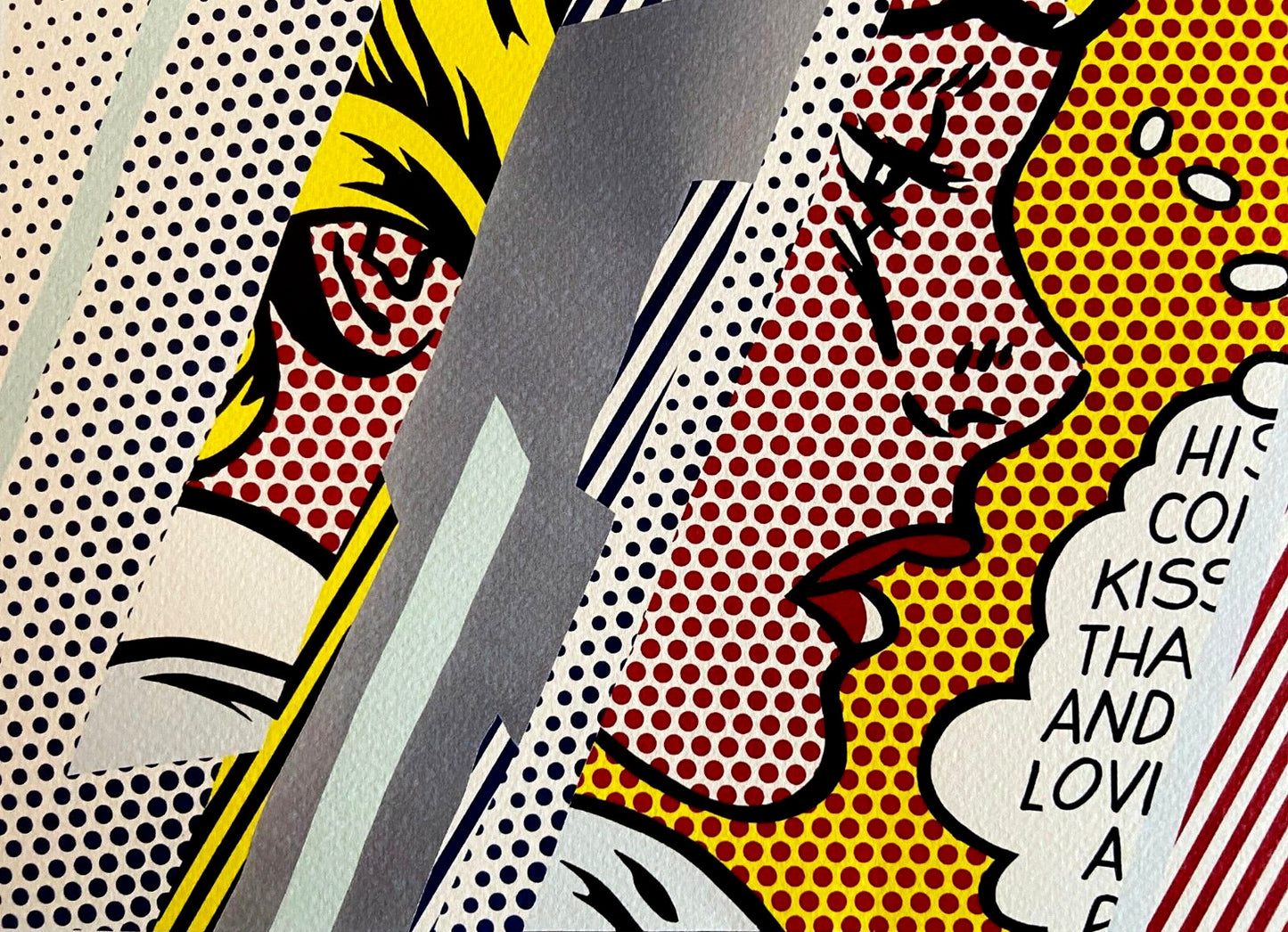 Roy Lichtenstein. Signed Numbered Limited Lithograph Coa