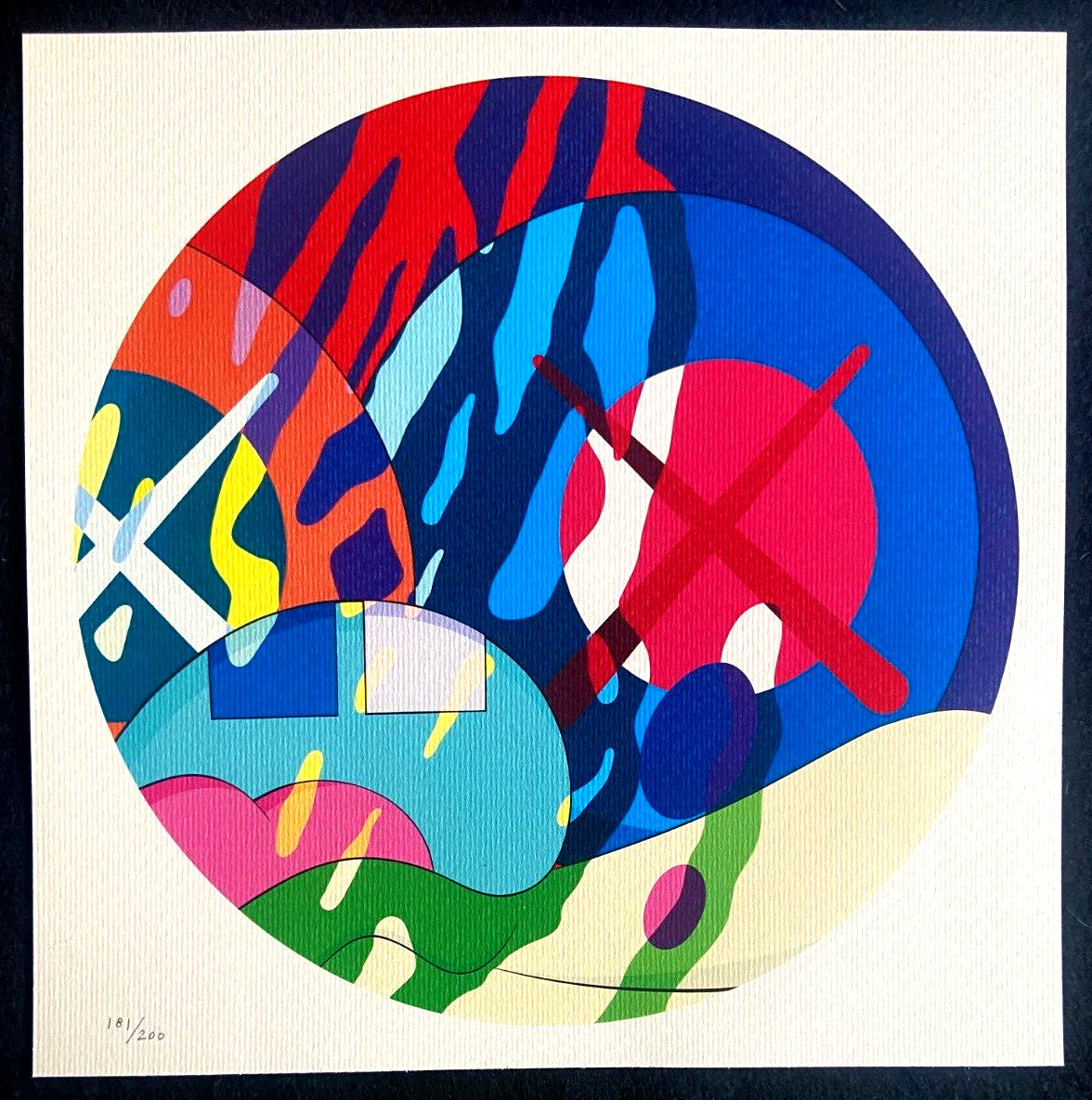 Kaws Lithograph Coa Limited Edition Numbered Mori-Art-Museum