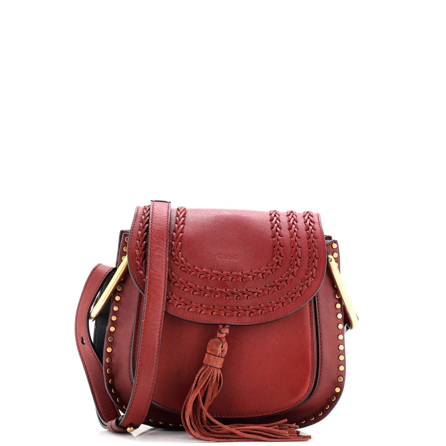 Chloe Hudson Handbag Whipstitch Leather Small