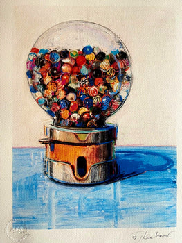 Wayne Thiebaud Lithograph Coa Signed (Op) Hand Numbered Stamp