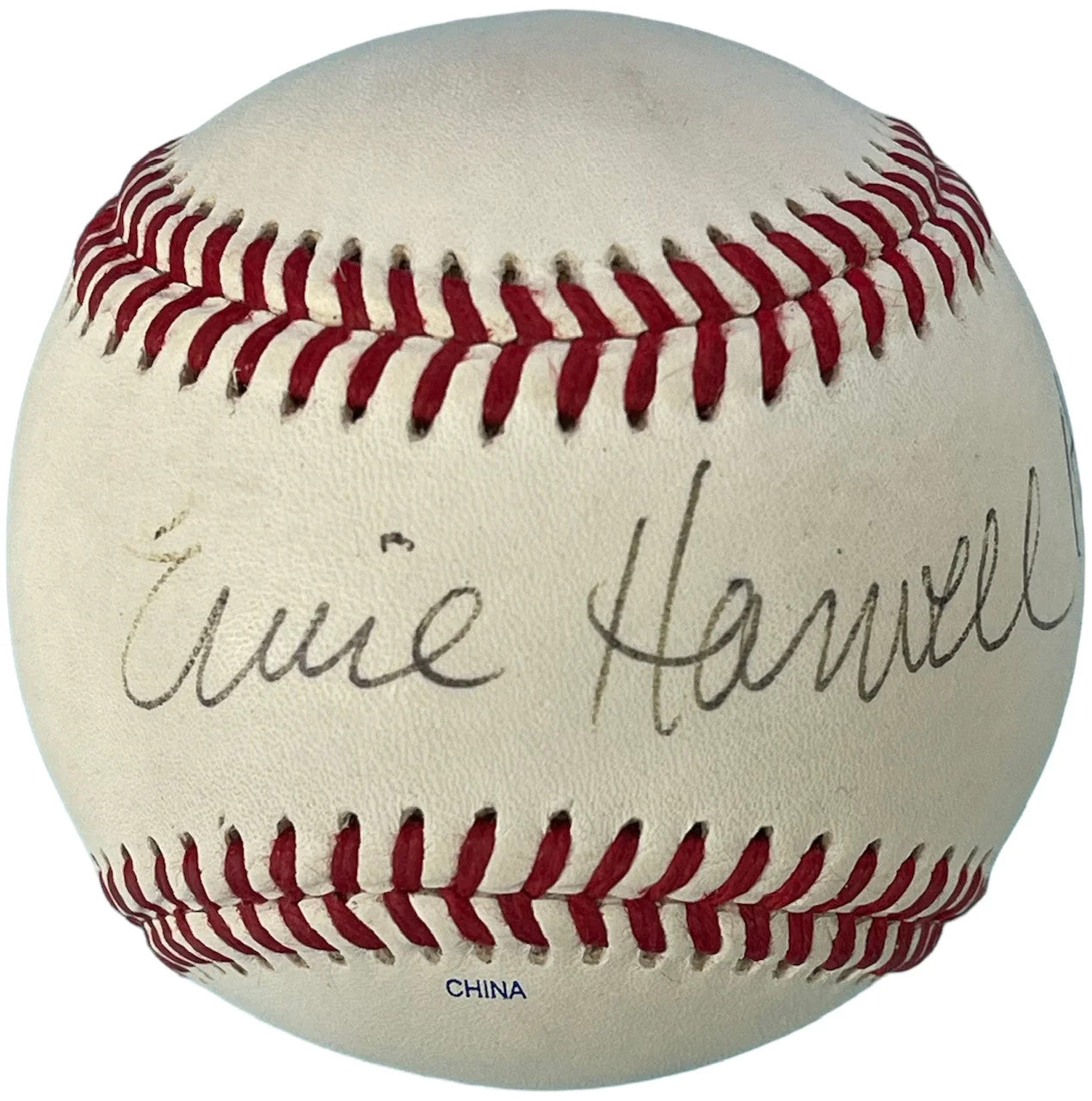 Ernie Harwell Hof 81 Autographed Official League Baseball
