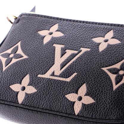 Louis Vuitton Pochette Accessoires Bicolor Monogram Empreinte Giant Mini