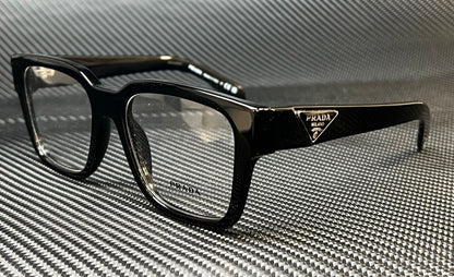 Prada Pr 08Zv 1Ab1O1 Black Men'S 52 Mm Eyeglasses