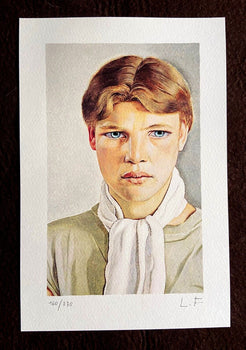 Lucian Freud Lithograph Coa Hand