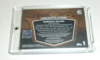 Dominique Wilkins 08 Topps 3Xthreds Game Used