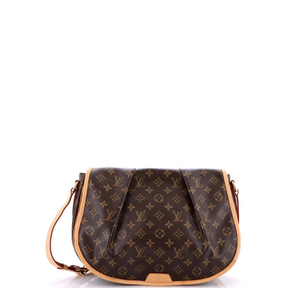Louis Vuitton Menilmontant Handbag Monogram Canvas Pm