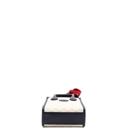 Gucci Ophidia Interlocking G Patch Tote Gg Coated Canvas Mini