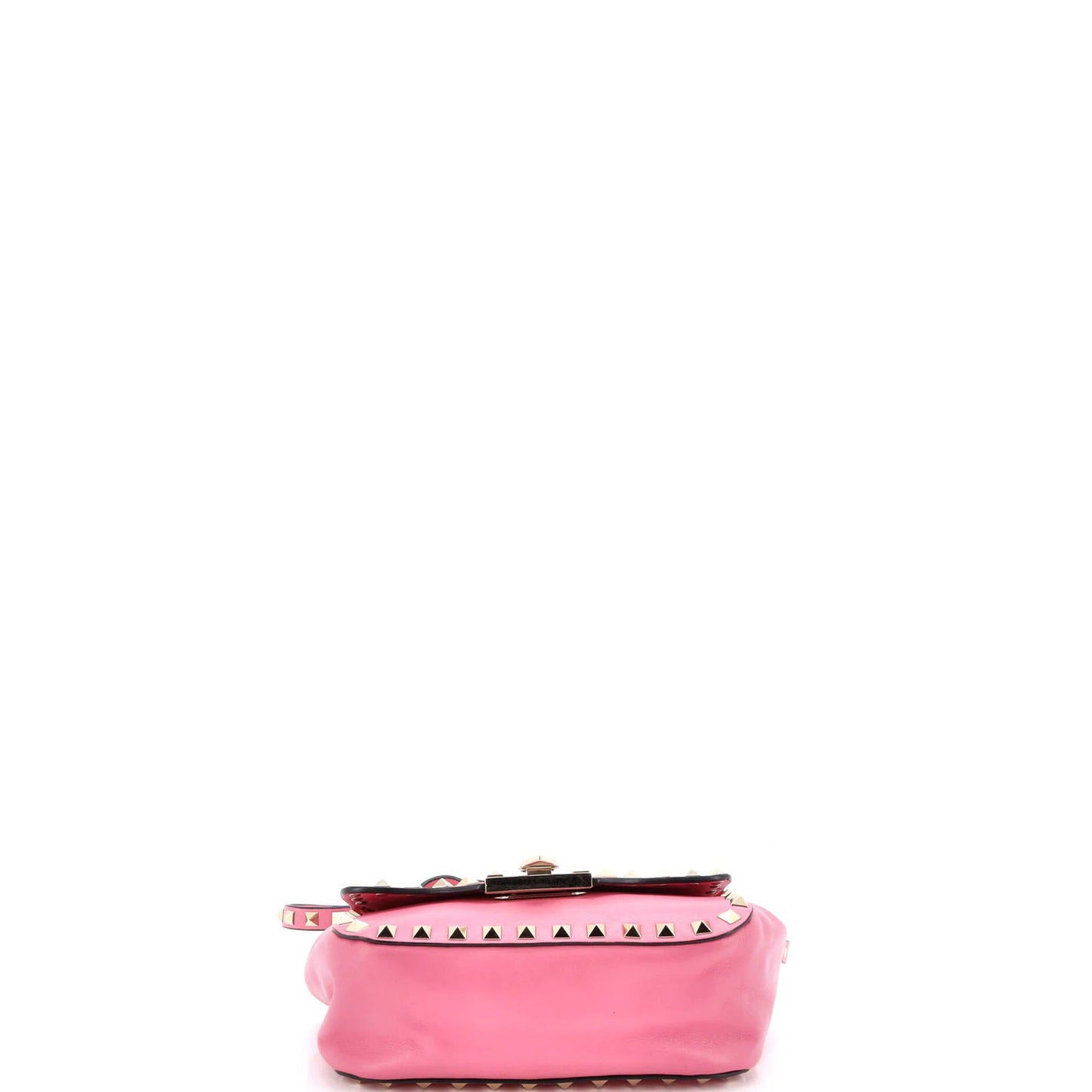 Valentino Garavani Rockstud Flip Lock Flap Bag Leather Mini