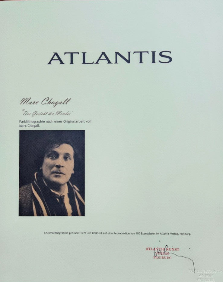 Marc Chagall Lithograph Coa Signed Hand Numbered Crayon Limited Museum