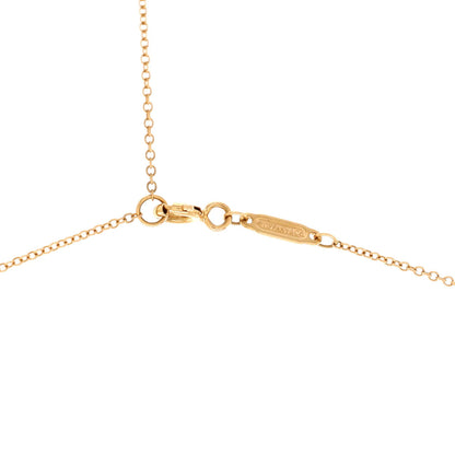 Tiffany & Co. T Smile Pendant Necklace 18K Rose Gold Small