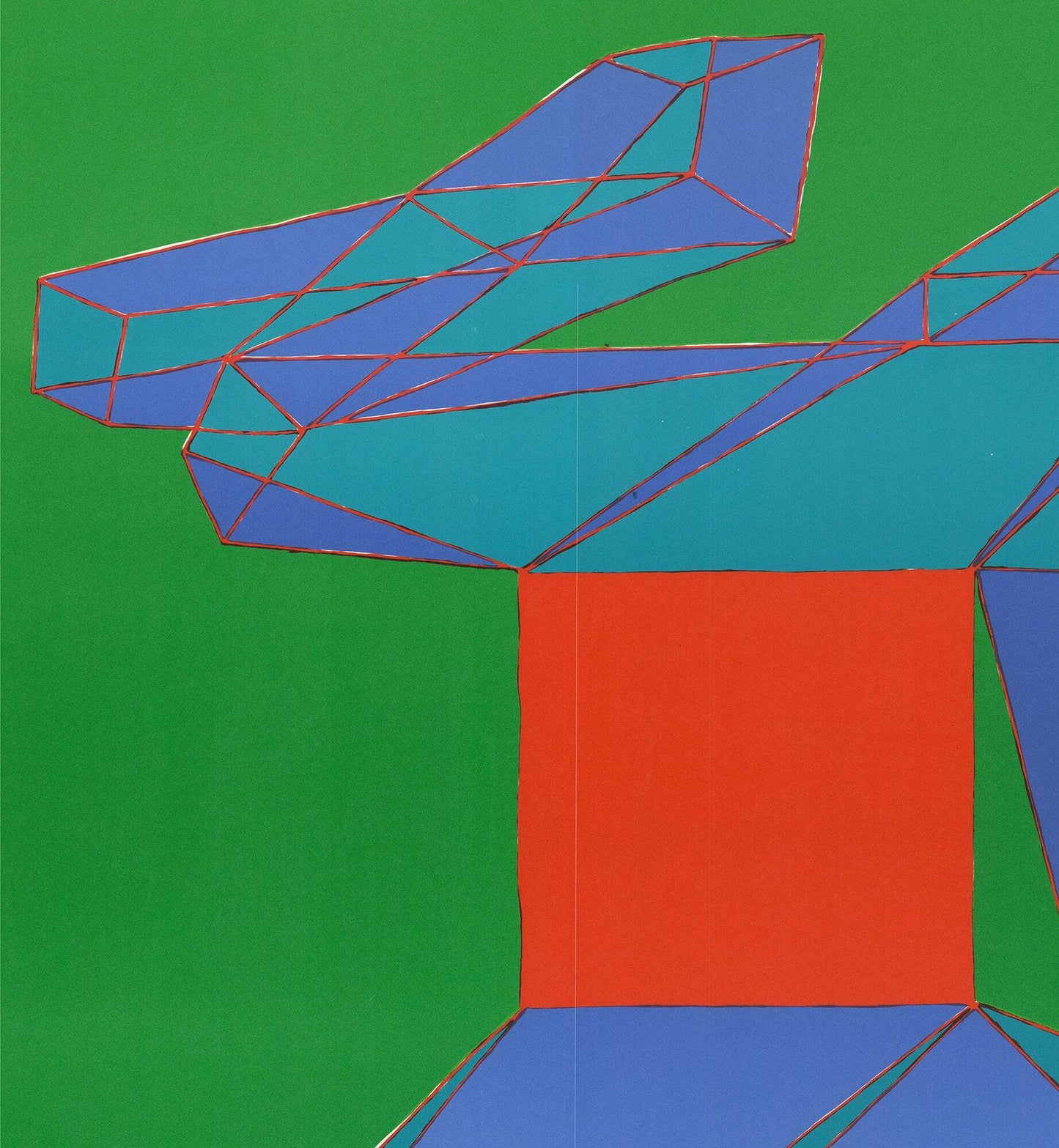 Achille Perilli Marlborough Gallery Rome " Lithograph