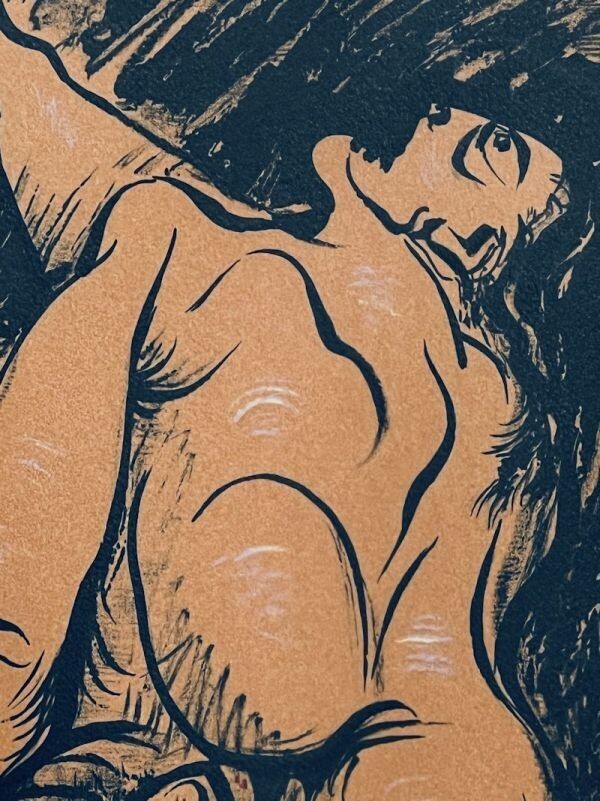 Andre Masson Lithograph Nude Signed Numbered France 49.5X32Cm Framed W/Box