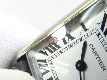 Cartier WSTA0042 Tank Must SM leather belt #048