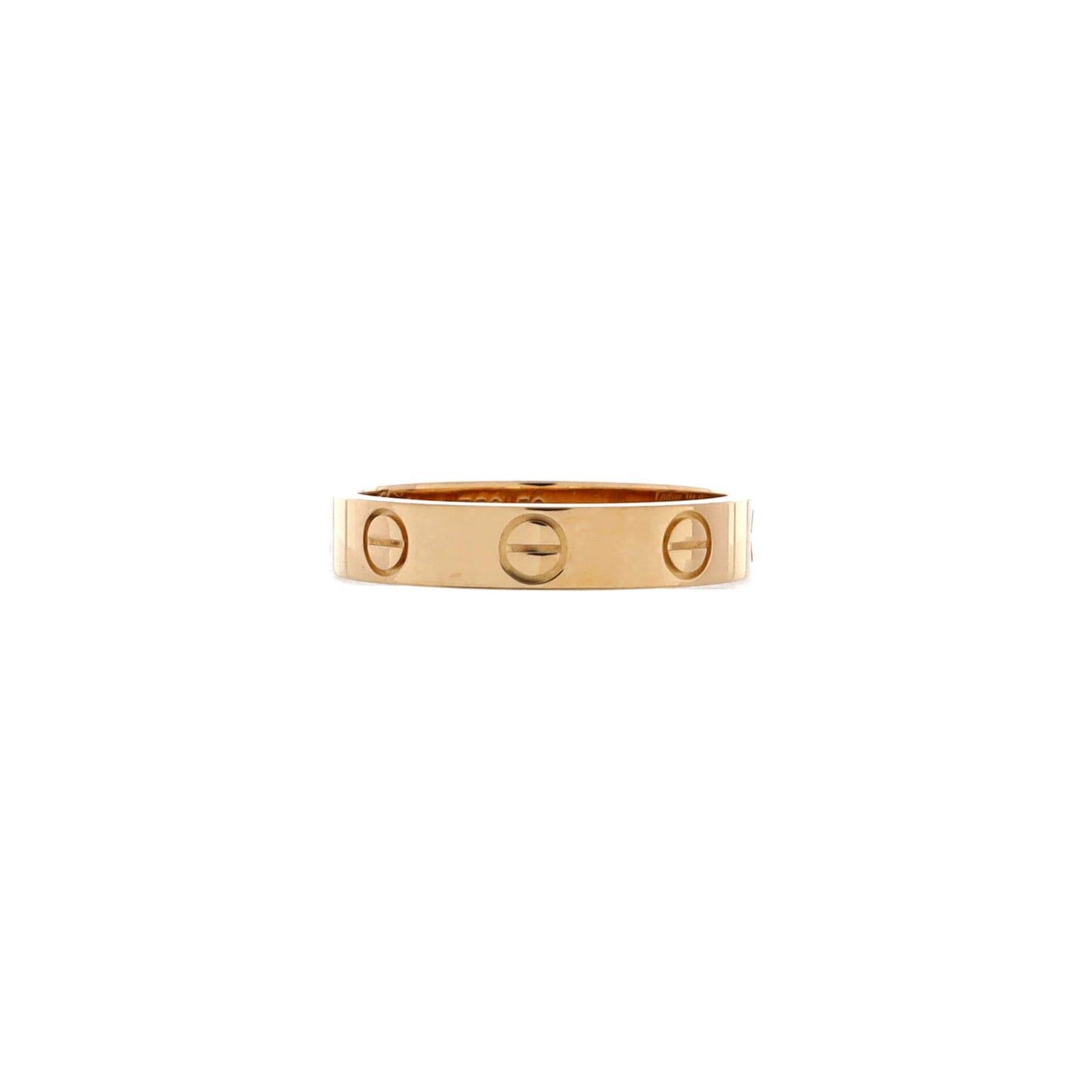 Cartier Love Wedding Band Ring 18K Yellow Gold