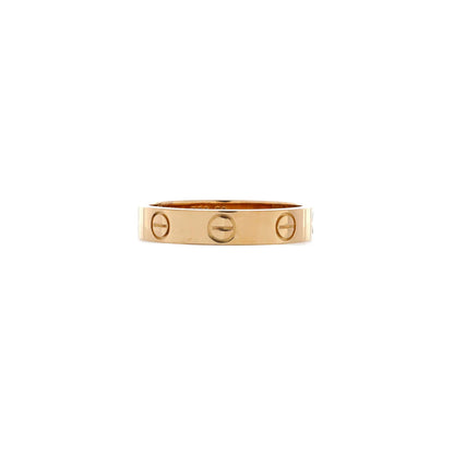 Cartier Love Wedding Band Ring 18K Yellow Gold