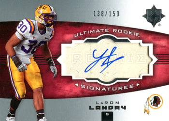 Laron Landry Autographed 2007 Upper Deck Ultimate Collection Rookie Card