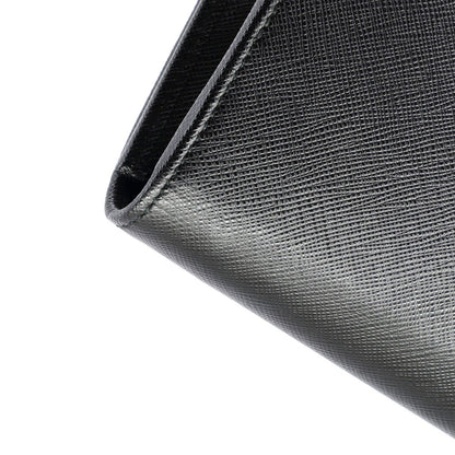 Prada Convertible Flap Clutch Saffiano Leather Small
