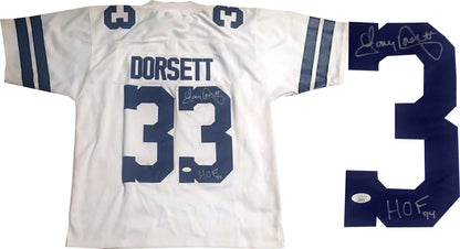 Tony Dorsett "Hof 94" Autographed Dallas Cowboys Jersey (Jsa)