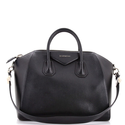 Givenchy Antigona Bag Leather And Kenya Metal Medium