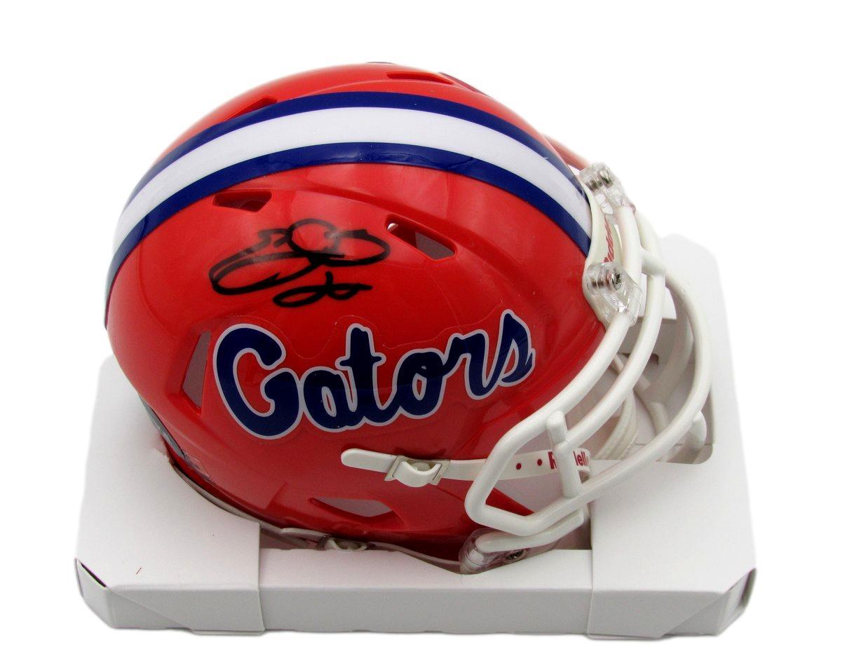 Emmitt Smith Hof Autographed Speed Mini Football Helmet Florida Prova