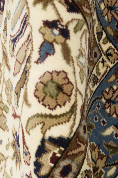 Rare Handmade Kirman Floral Design Rug Oriental