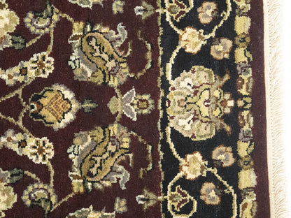 Handmade Agra Jaipur Rug Floral Thick Pile