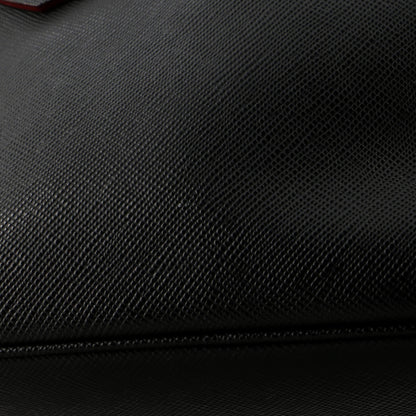 Prada Cuir Double Tote Saffiano Leather Small