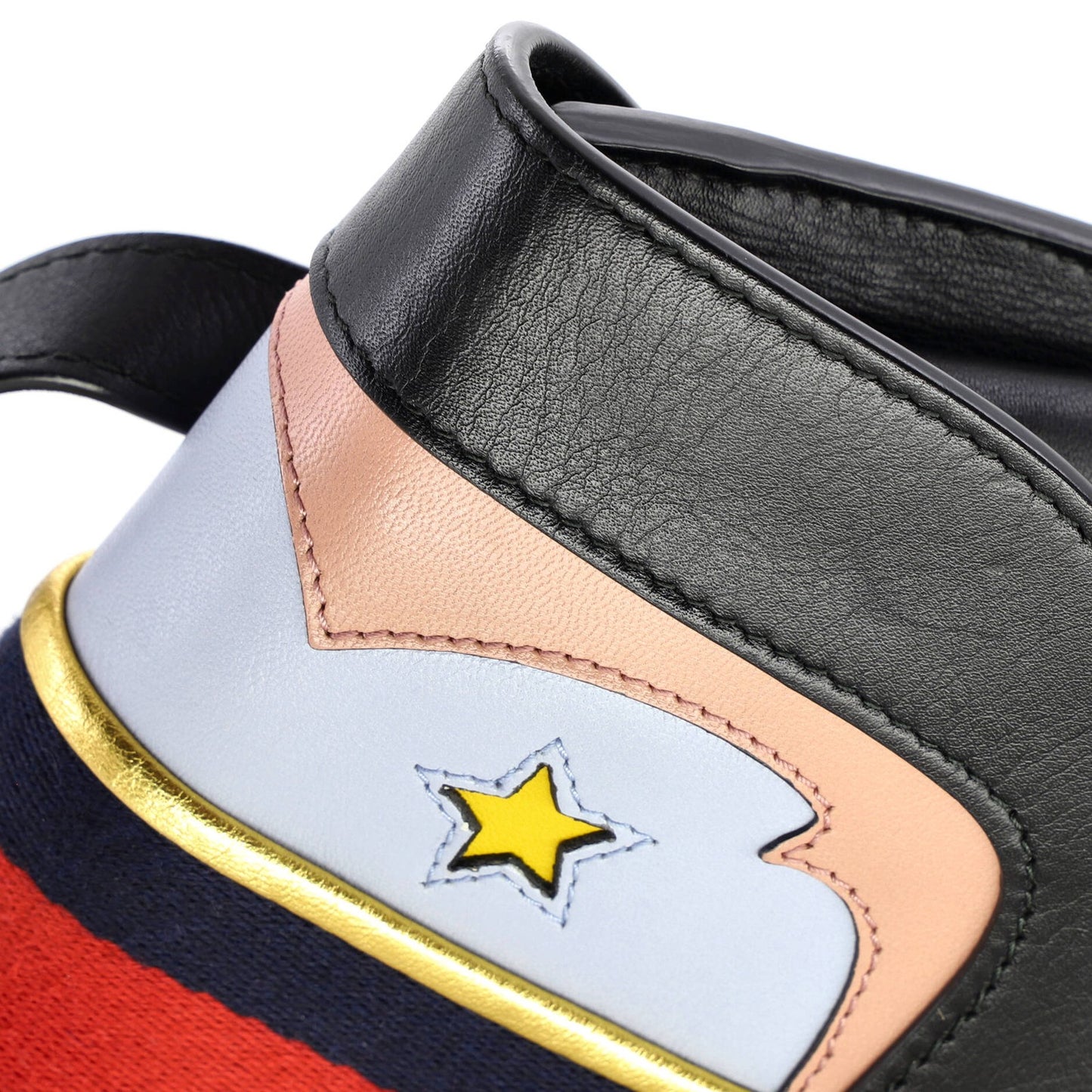 Gucci Web Heart Gg Marmont Backpack Leather