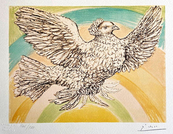 Pablo Picasso Lithograph Coa Signed Numbered 180