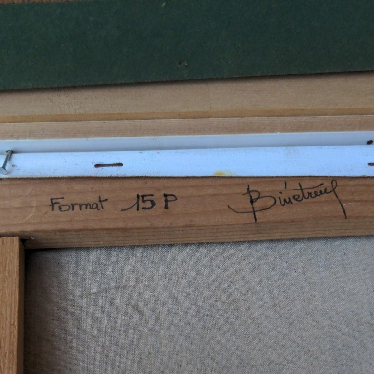 Claude Binetruy Original Oil Painting Chantier Naval La Turballe 15P Signed