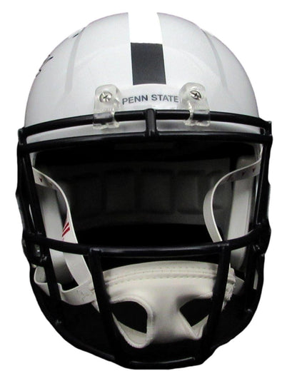 Saquon Barkley Signed/Auto Psu White Full Size Replica Helmet Beckett 192650