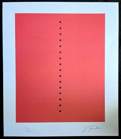 Lucio Fontana Lithograph 1978
