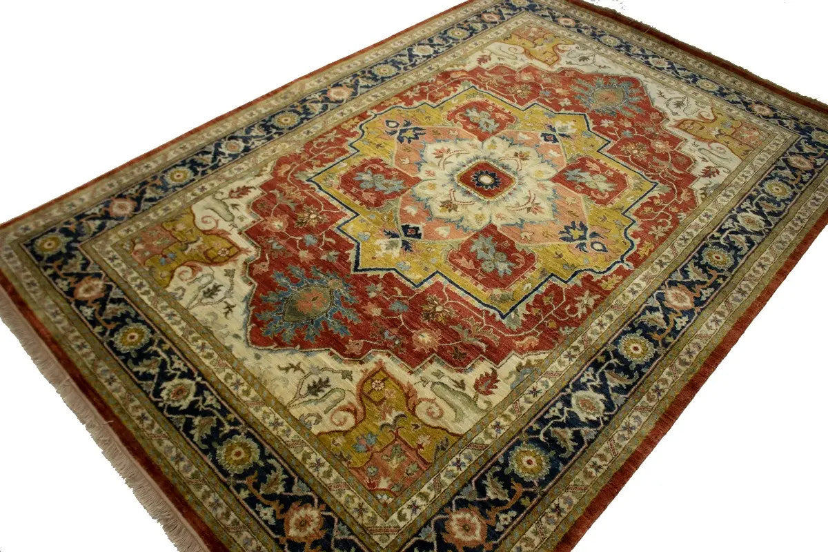 Heriz Serapi 6x9 Oriental Boho Traditional Farmhouse Decor Carpet