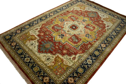 Heriz Serapi 6x9 Oriental Boho Traditional Farmhouse Decor Carpet