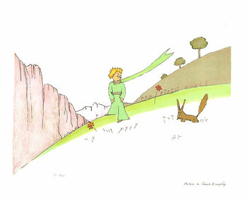 Antoine De Saint Exupery Le Petit Prince Et Le Renard (Lg) 