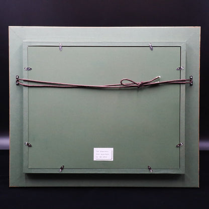 Agustin Pardo Original Oil Painting Sunday Silence Boats Harbor Spain F6 Framed