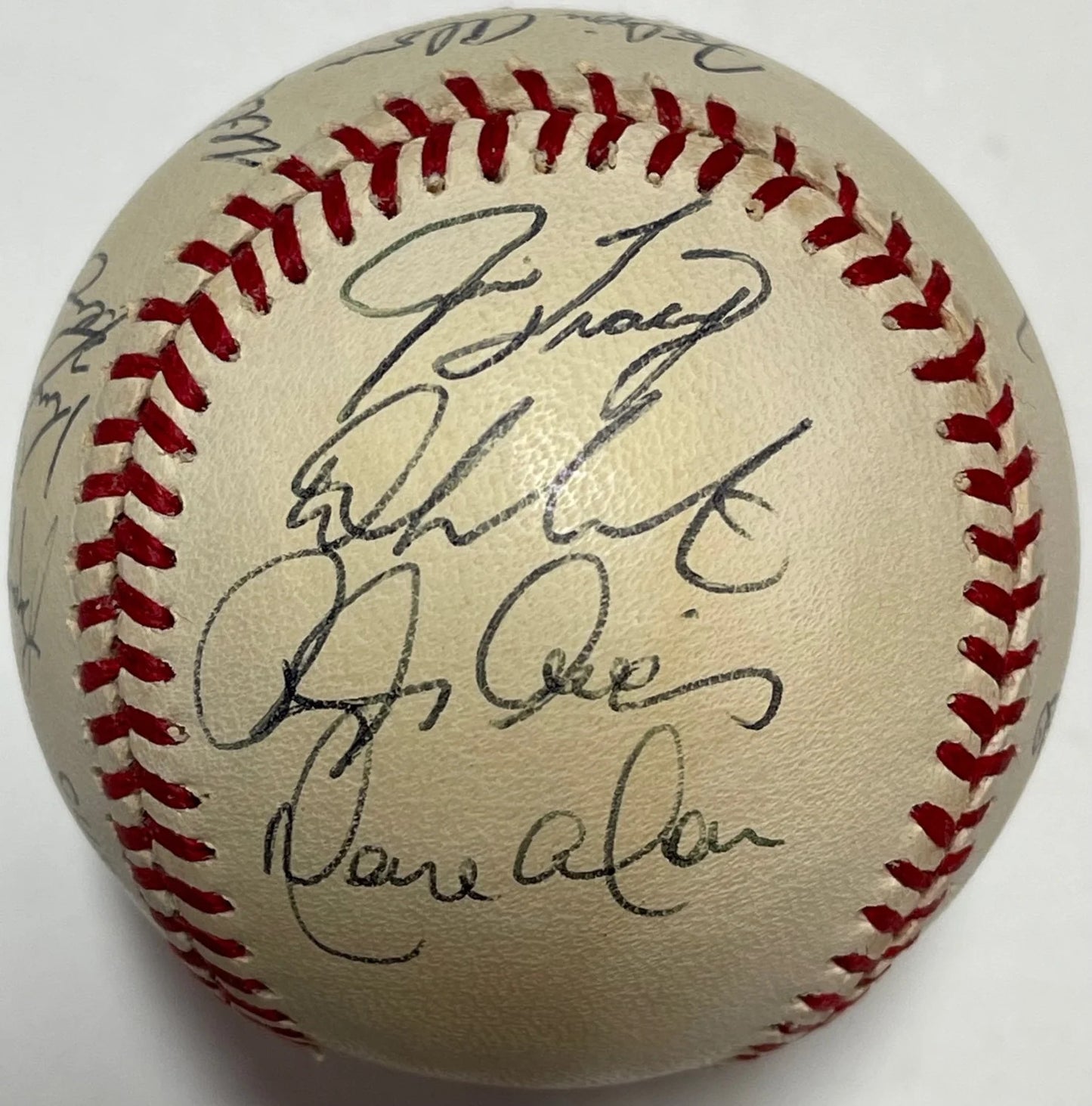 1996 Montreal Expos Autographed Official Baseball