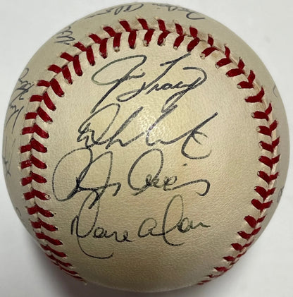 1996 Montreal Expos Autographed Official Baseball