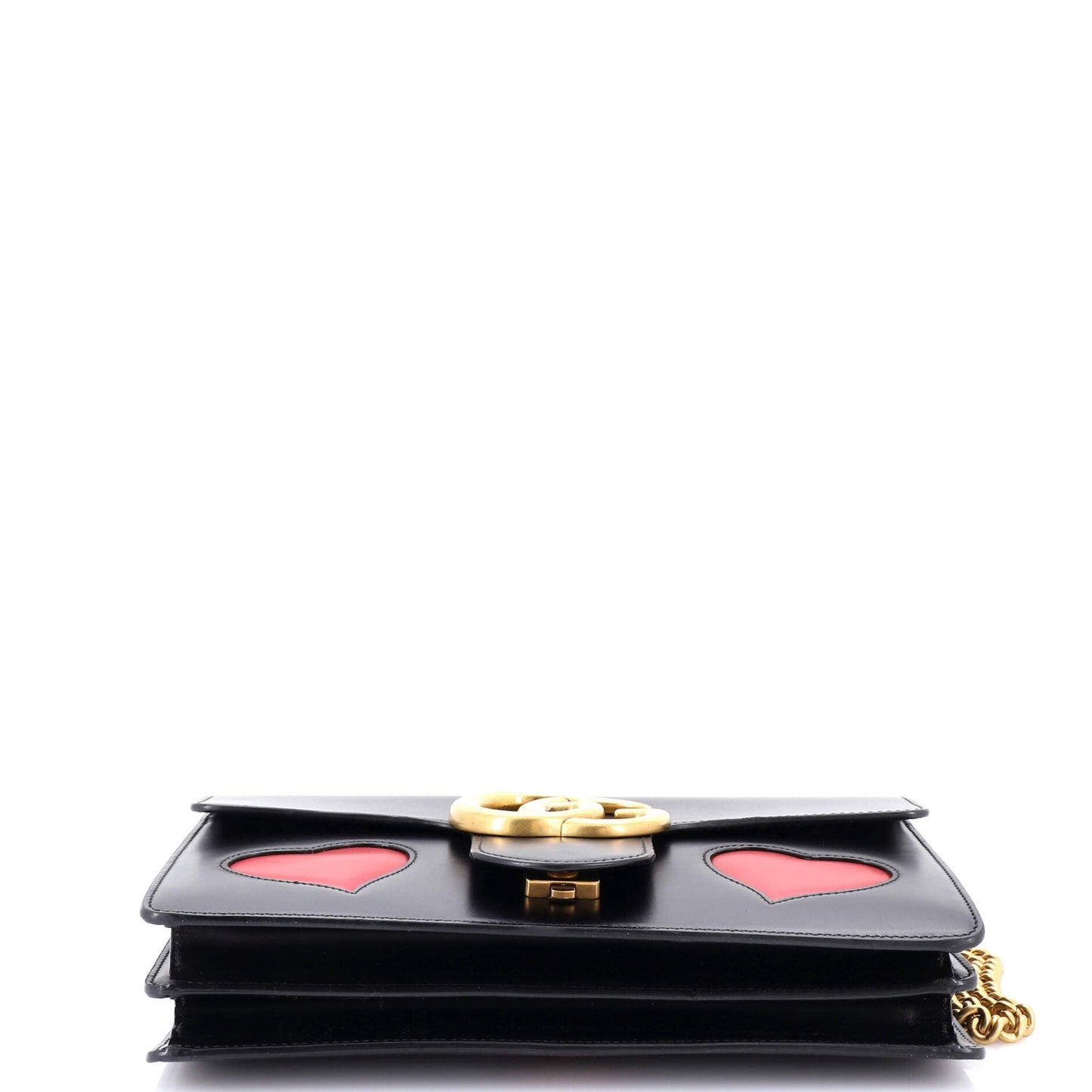 Gucci Marmont Chain Shoulder Bag Patchwork Leather Medium