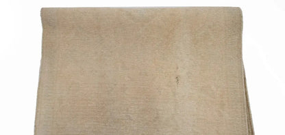 Antique Hand-Knotted Wool Oriental Area Rug Beige