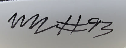 Milton Williams Signed/Auto Super Bowl Lix Logo Football Eagles Beckett 193566