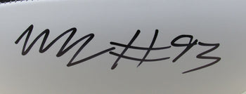 Milton Williams Signed/Auto Super Bowl Lix Logo Football Eagles Beckett 193566