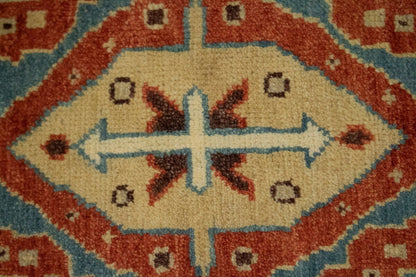 9X12 Ft Handmade Wool Indo-Viss Rug Vintage Style
