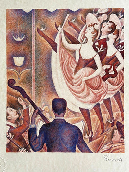 Georges Seurat Lithograph Coa Signed Numbered (Edgar Degas)